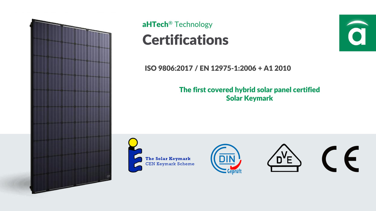 Abora aH72SK Hybrid Solar PV/T - Solar PV & Solar Thermal Panel