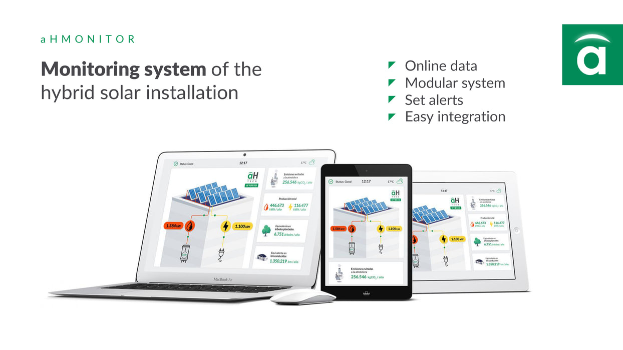 Abora aH72SK Hybrid Solar PV/T - Solar PV & Solar Thermal Panel