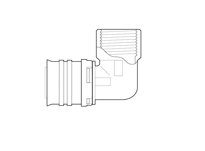 Fränkische Alpex-Duo XS Elbow with FT 26-Rp3/4