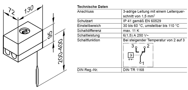 Viessmann Control thermostat V-300/B-300 - 7151988