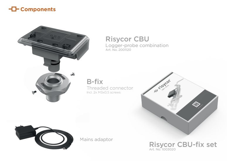 Risycor Cbu-fix Set Corrosion Monitor With Alarm Function for Heating Systems.