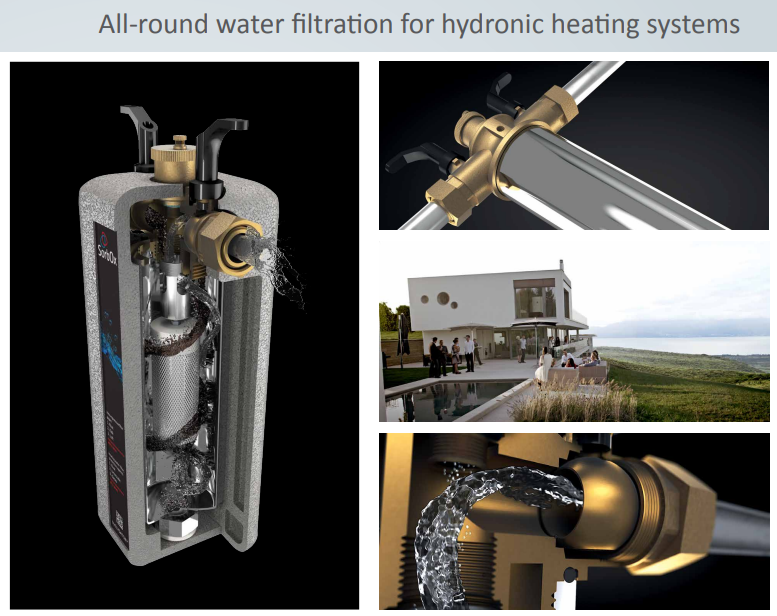 Discontinued - Elysator SorbOx Domestic - All-round Water Filtration for Hydronic Heating Systems