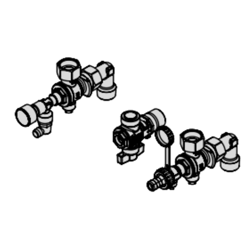 Viessmann  Valves/fittings pack for surface mounting