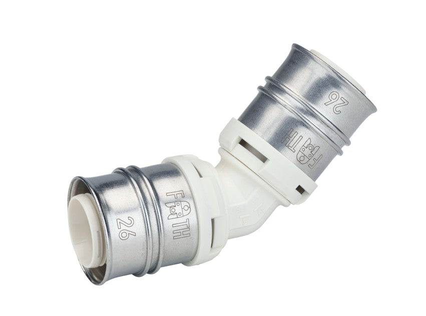Fränkische Alpex-Duo XS Elbow 45 Degrees PPSU 32-32
