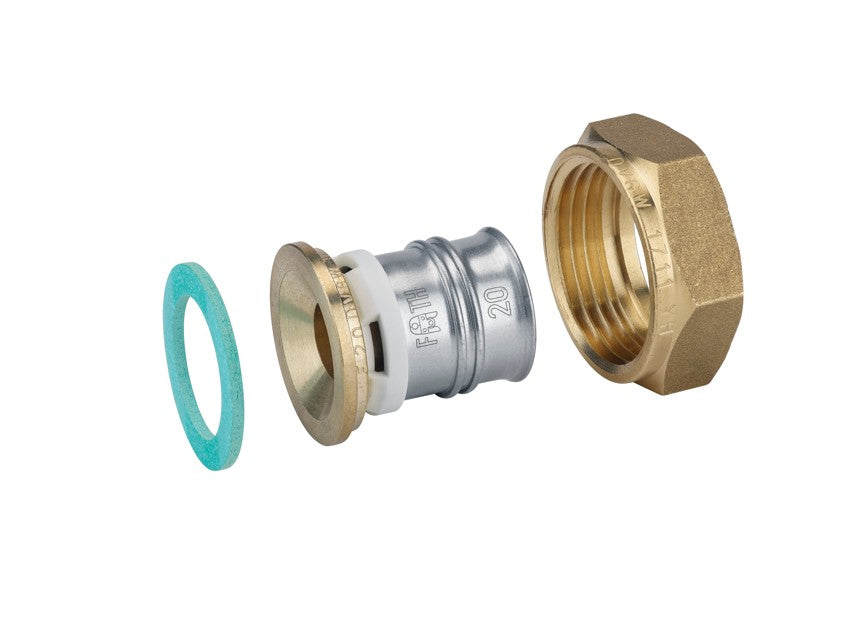 Fränkische Alpex-Duo XS PPSU Transition Coupling Flat-Sealing 16-G3/8