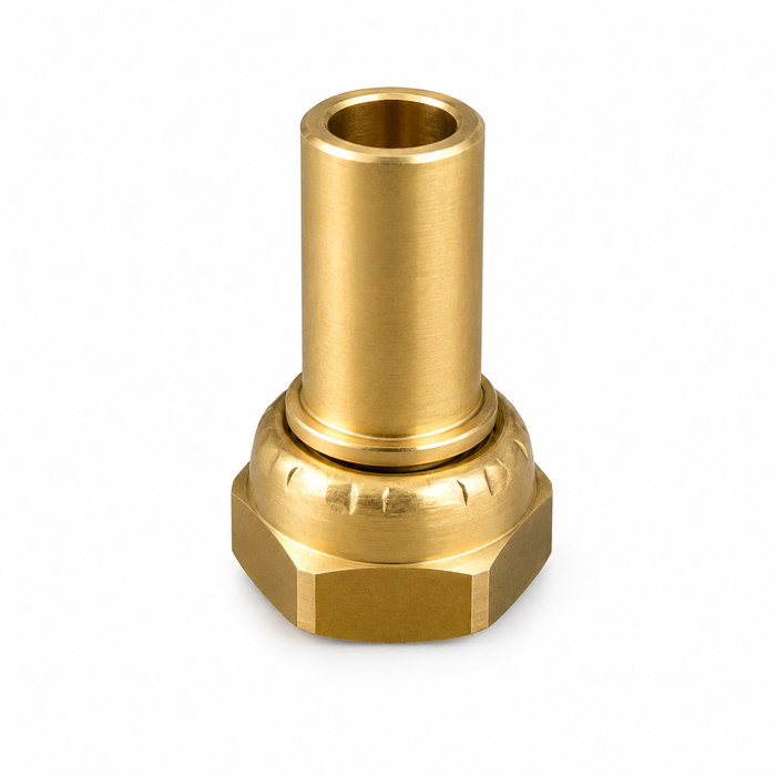 BEE Brass Flat Faced Union Adapter 15mm x 1/2 inch Female
