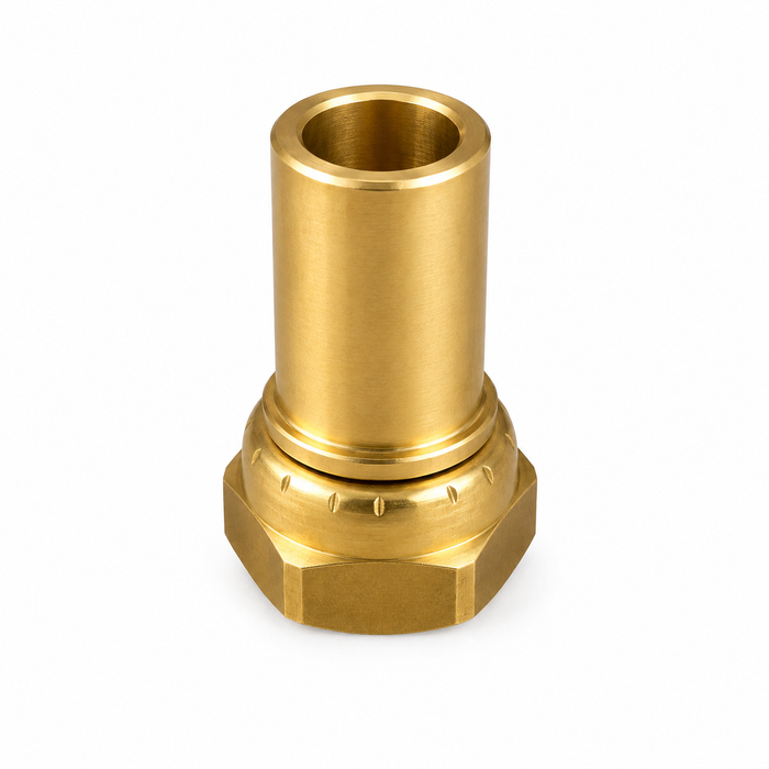 BEE Brass Flat Faced Union Adapter 22mm x 3/4 inch Female
