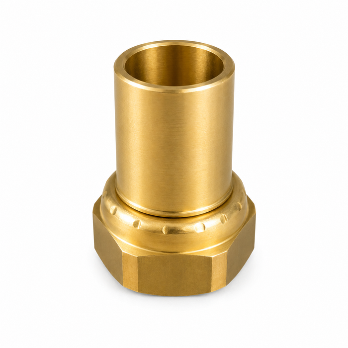 BEE Brass Flat Faced Union Adapter 28mm x 1 inch Female