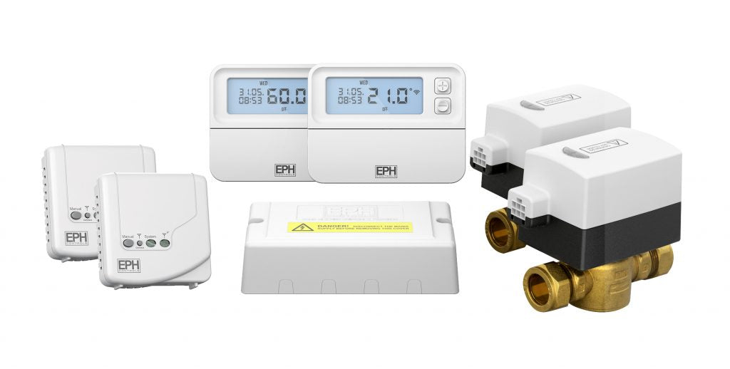 C00P-221981 - Pack c/w 2 x V222P, CP4, CP4-HW & WC2 - Priority Hot Water Control Pack