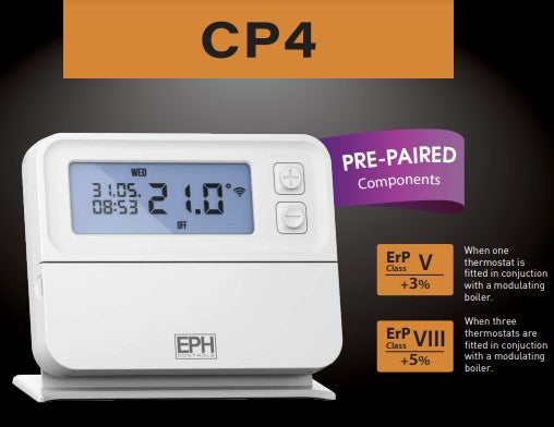 CP4 / RFRP-OT - Room Thermostat, RF, Programmable