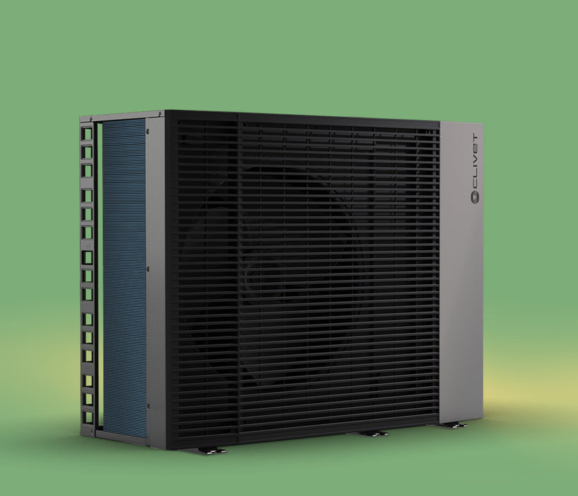 Clivet ELFOEnergy Edge PRO 12kW Single Phase R290 Air Source Heat Pump - Grey