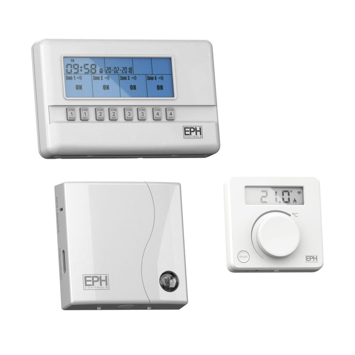 4 Zone Pack c/w R47-RF, RFR & GW01 Ember PS Smart Heating Control Packs