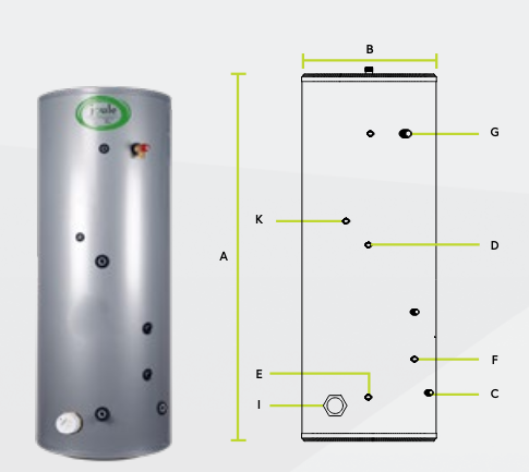 Joule Cyclone Indirect High Gain Heat Pump Ready Cylinder — BEE