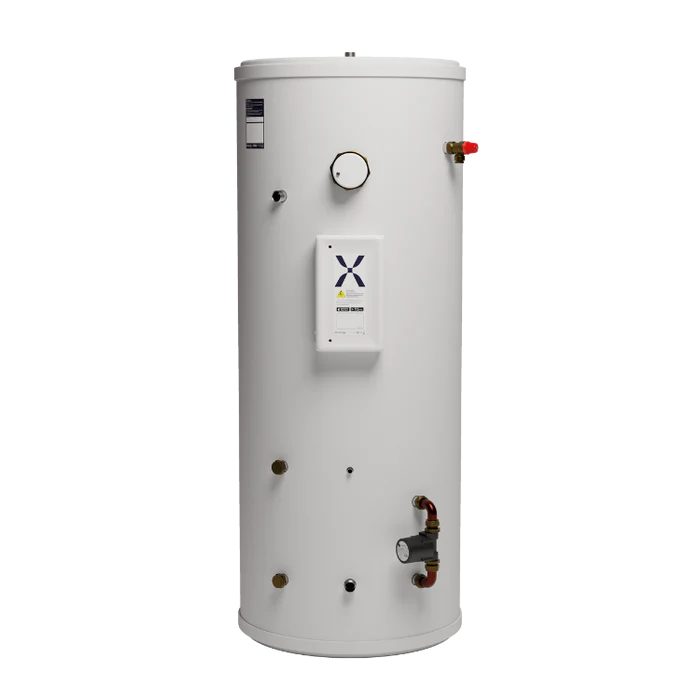 Mixergy Solar X Indirect Cylinder 400L - For Use With Gas / Oil / LPG boiler with Mixergy PV Diverter module