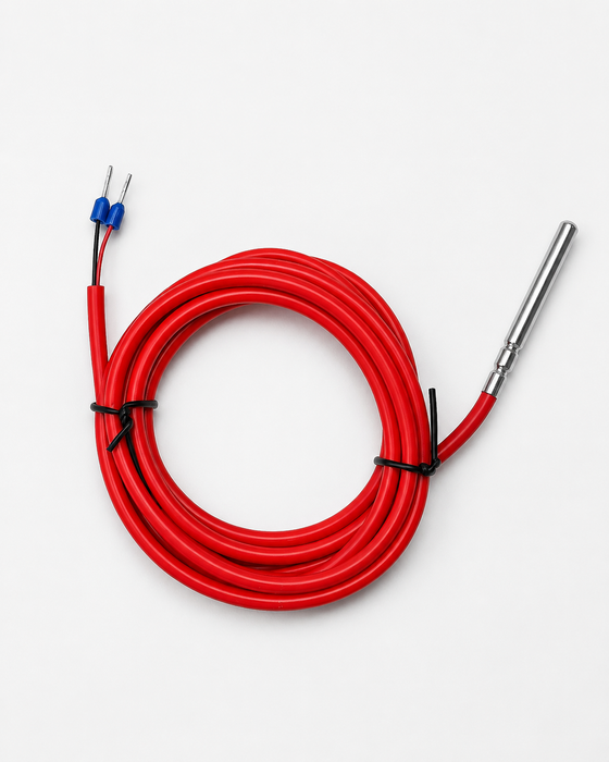 NTC10KΩ Temperature Sensor – 1.5m Red PVC Lead – Viessmann Compatible