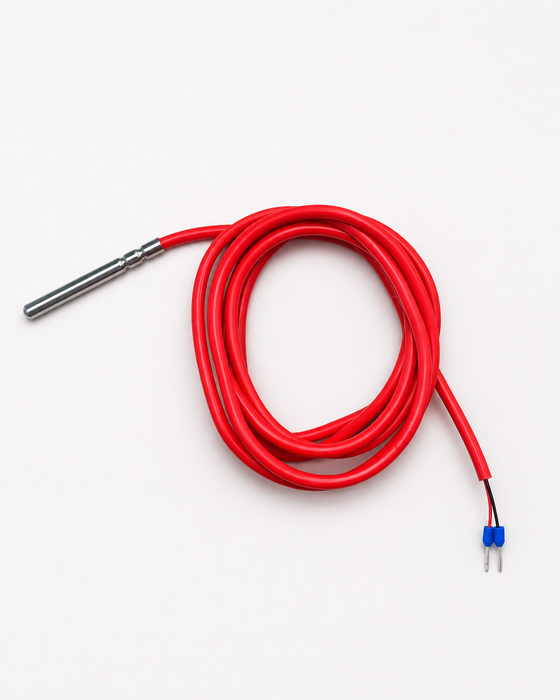 NTC10KΩ Temperature Sensor – 1.5m Red PVC Lead – Viessmann Compatible