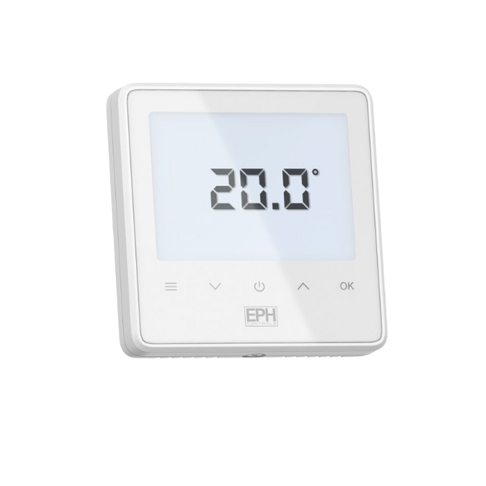 EPH RDT-RF-TW Recessed Touch Thermostat Mains Operated White