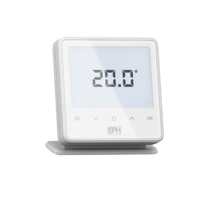 EPH RFRB-TW Touch Thermostat On/Off Battery Operated White