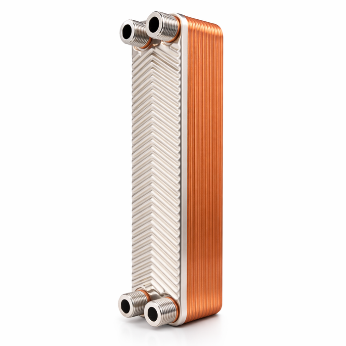 SWEP E8TH Brazed Plate Heat Exchanger – 30 Plate, 3/4" BSP (E8THx30)