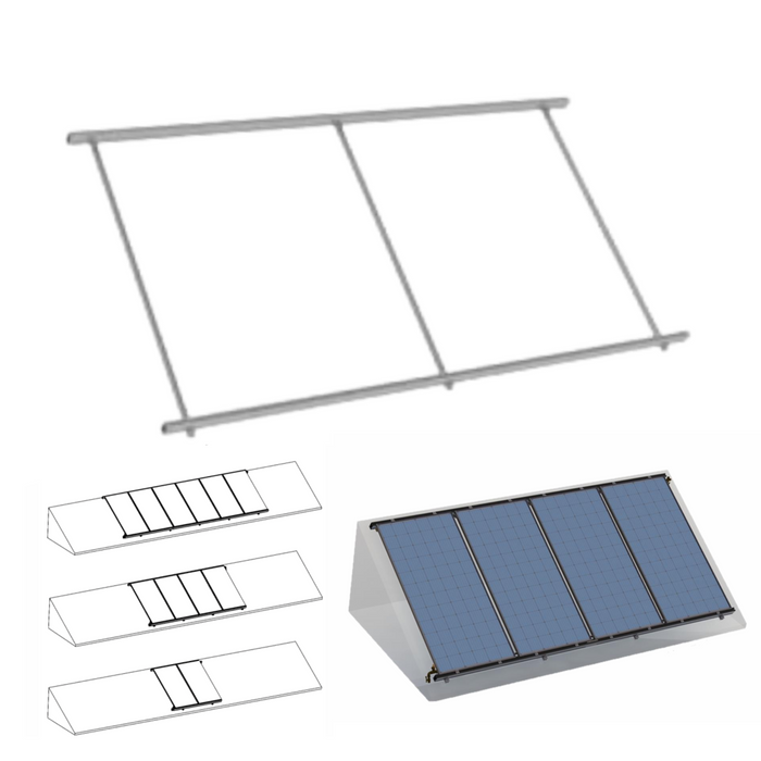 Solar PVT Panel Pitched Roof Mounting Frame for Abora aH72SK