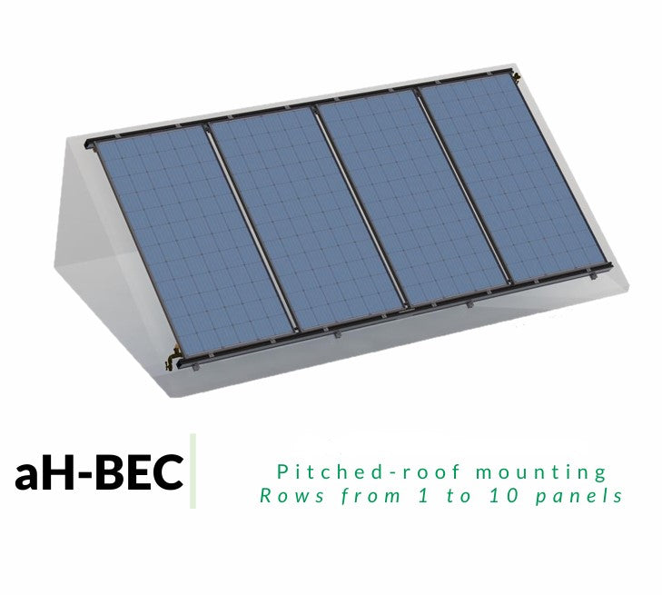 Solar PVT Panel Pitched Roof Mounting Frame for Abora aH72SK