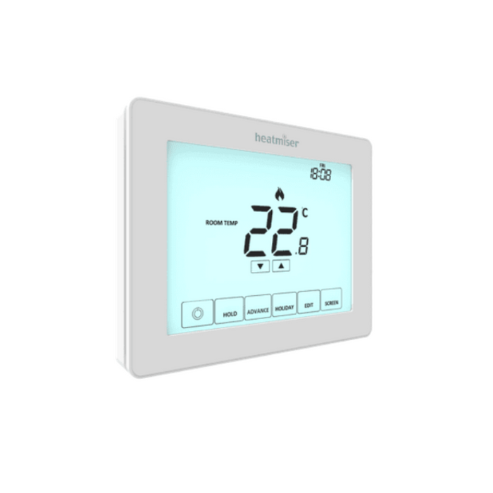 Heatmiser Touch Thermostat v2 - Black & White