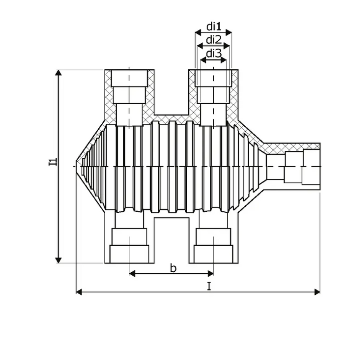 Uponor Ecoflex H-insulation set 200/175/140