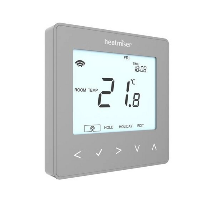 Heatmiser neoStat 12v v3 - Programmable Thermostat Black / White / Silver