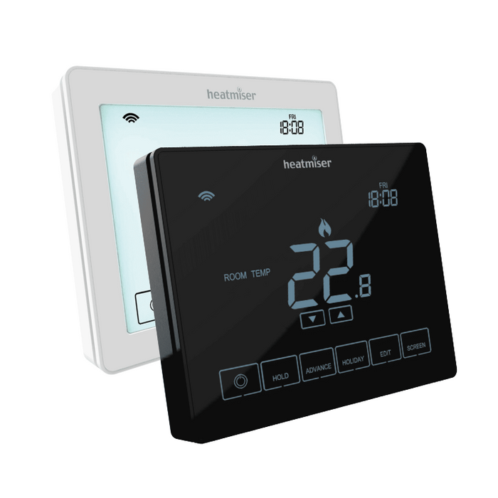 Heatmiser neoStat Touch - Carbon & White