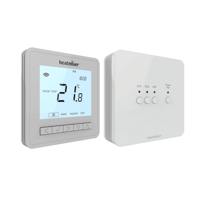 Heatmiser NeoHub Mini HW Heating & Hot Water Wireless Wi-Fi Smart Control Bundle Black / White / Silver
