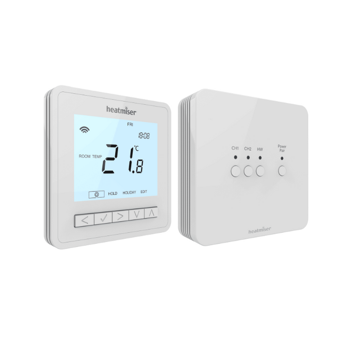 Heatmiser NeoHub Mini HW Heating & Hot Water Wireless Wi-Fi Smart Control Bundle Black / White / Silver