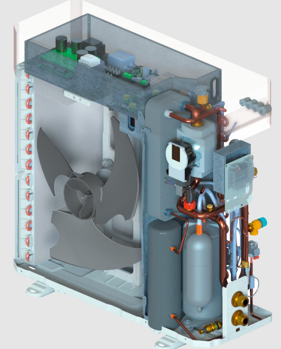 Viessmann Vitocal 100-A Space-saving Monobloc Heat Pump Outdoor 6 kW to 16 kW