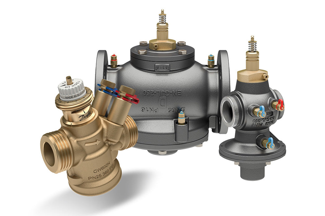 Danfoss AB-QM Balancing Valve / Pressure Independent Control Valves (PICV) DN15 - DN250