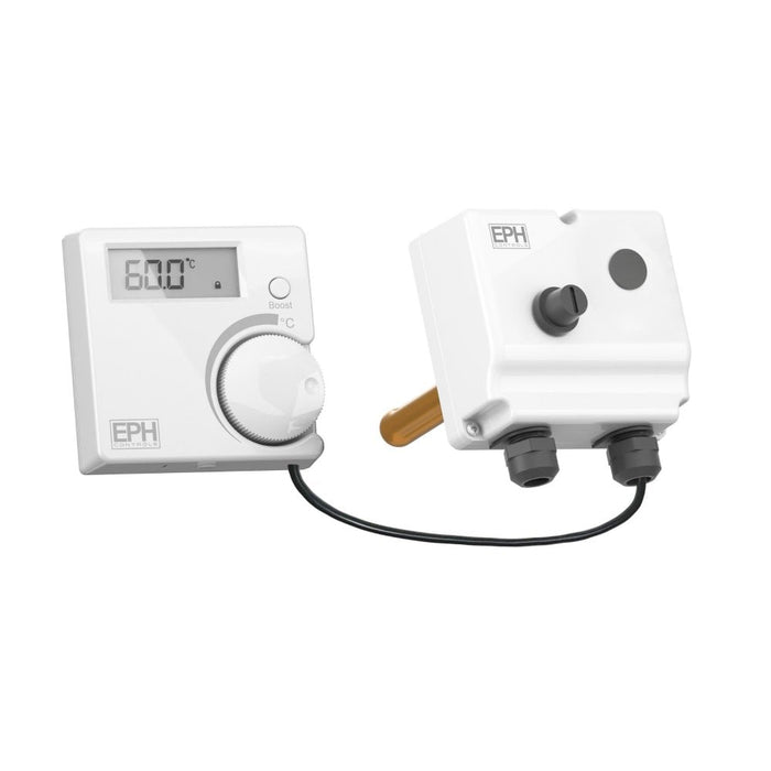 EPH - RF Cylinder Thermostat with DBS Hardwired High Limit Stat