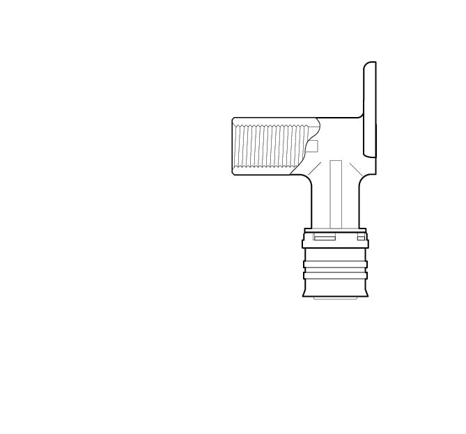 Fränkische Alpex-Duo XS Wall Mount Elbow 78 mm 16-Rp1/2
