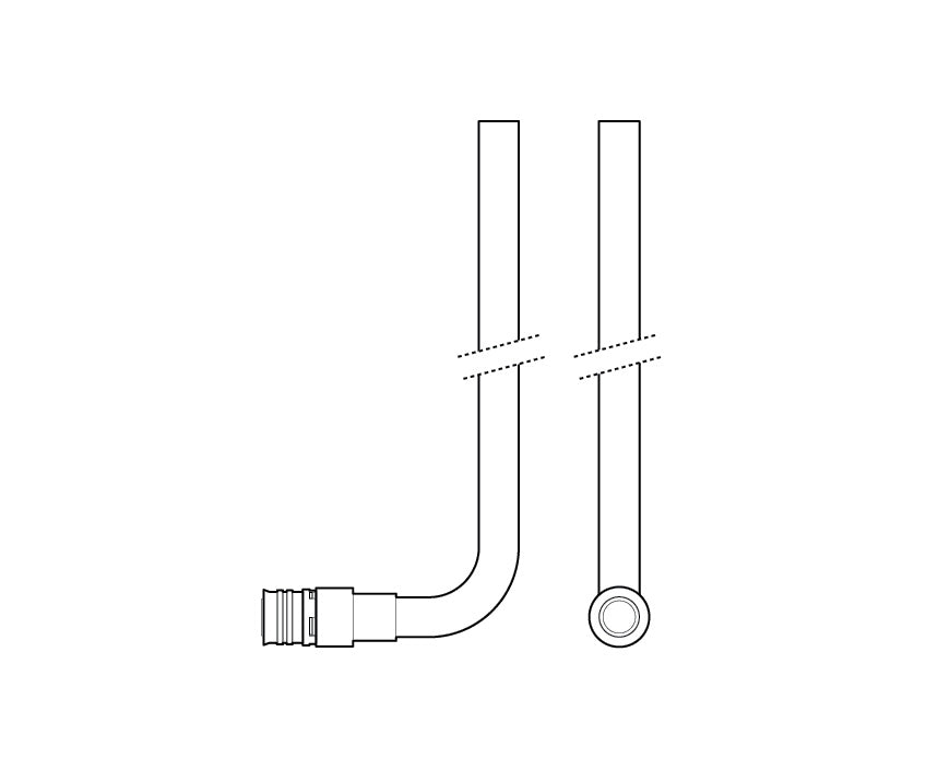 Fränkische Alpex-Duo XS Radiator Connection Bend 16-15 Cu -330mm