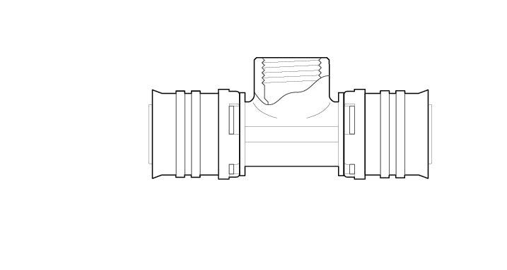 Fränkische Alpex-Duo XS Tee with FT 16-Rp1/2-16