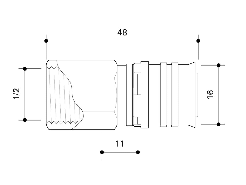 Fränkische Alpex-Duo XS Adapter with FT 16-Rp1/2