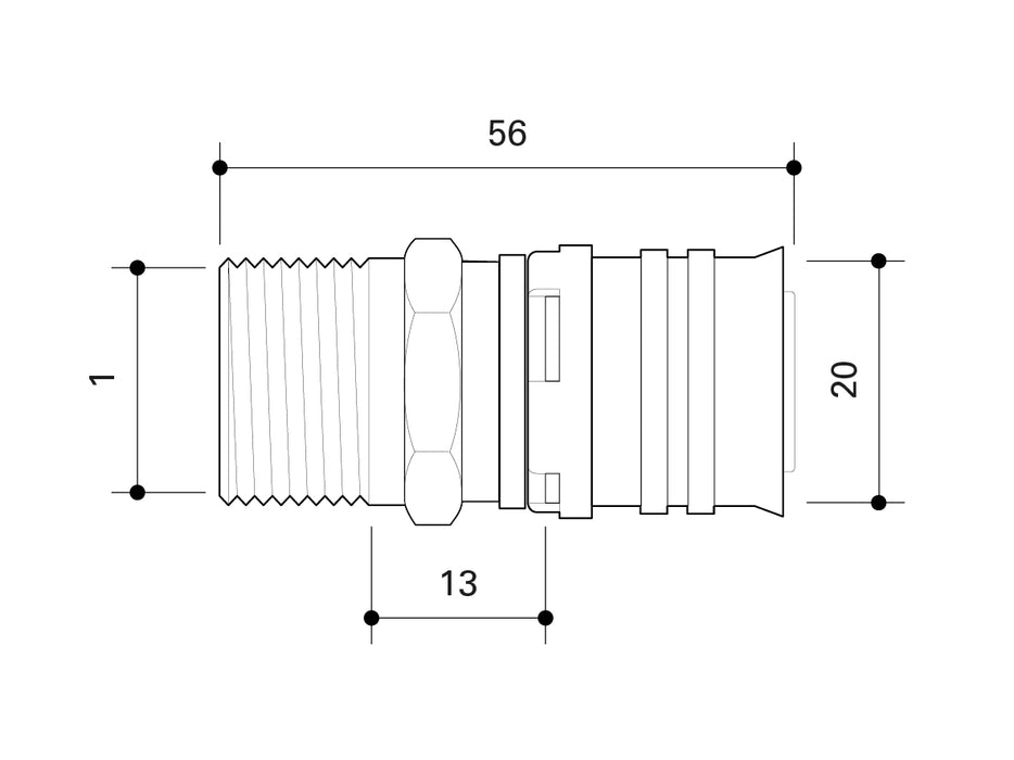 Fränkische Alpex-Duo XS Adapter with MT 20-R1