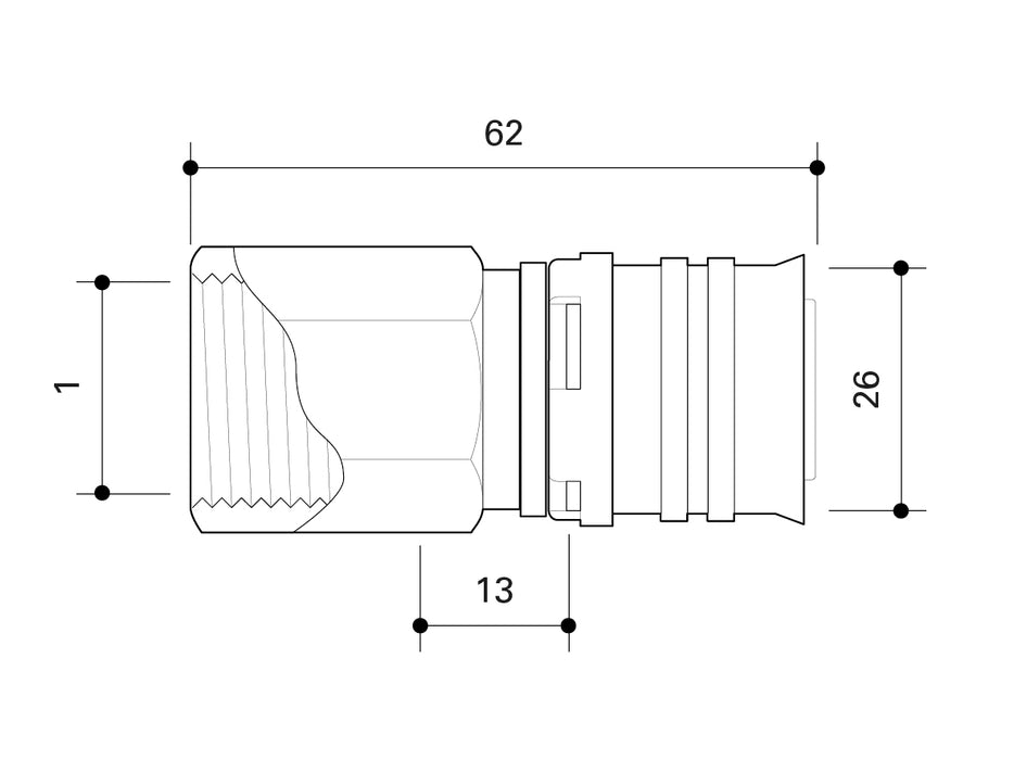 Fränkische Alpex-Duo XS Adapter with FT 26-Rp1