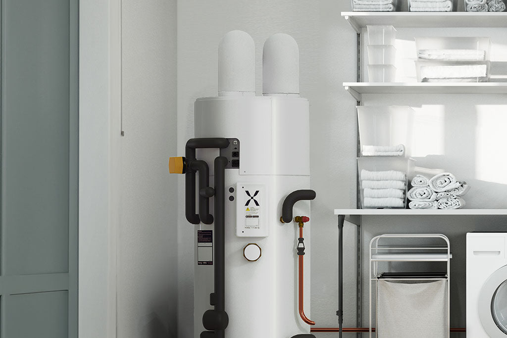 Mixergy iHP X integrated heat pump cylinder R290 & R134a Variant