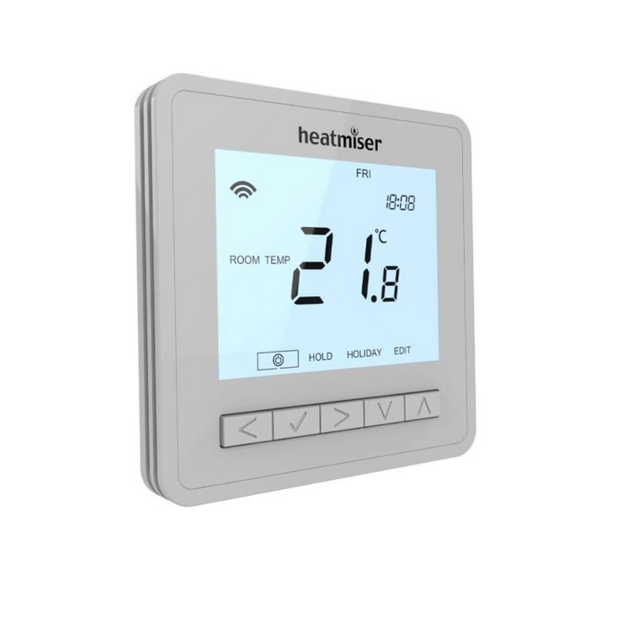 Heatmiser neoAir v3 Wireless Smart Thermostat - Black / White / Silver