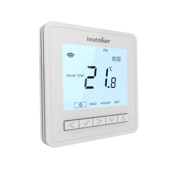 Heatmiser neoAir v3 Wireless Smart Thermostat - Black / White / Silver
