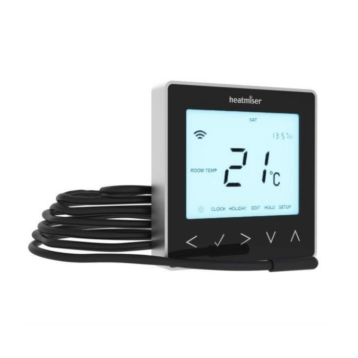 Heatmiser neoStat-e Electric Thermostat (Black) v2