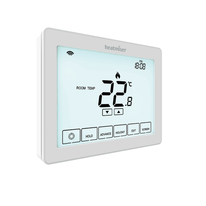 Heatmiser neoStat Touch - Carbon & White