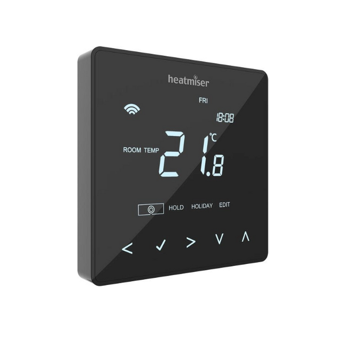 Heatmiser neoStat Wi-Fi - Wi-Fi Thermostat - Glacier White & Carbon Black