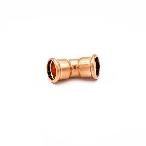 Copper Press Fit 45 deg Obtuse Elbow 28mm - M Profile