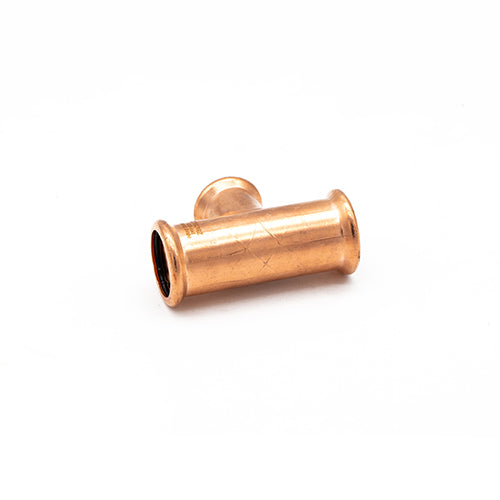 Copper Press Fit Reducing Tee 28 x 28 x 22mm - M Profile