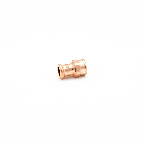 Copper Press Fit 15mm x 1/2" Female Coupler - M Profile