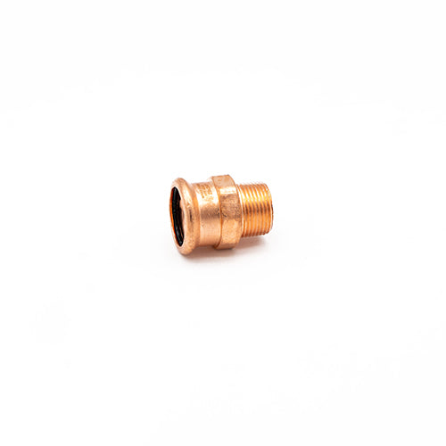 Copper Press Fit 28mm x 3/4"  Male Coupler - M Profile